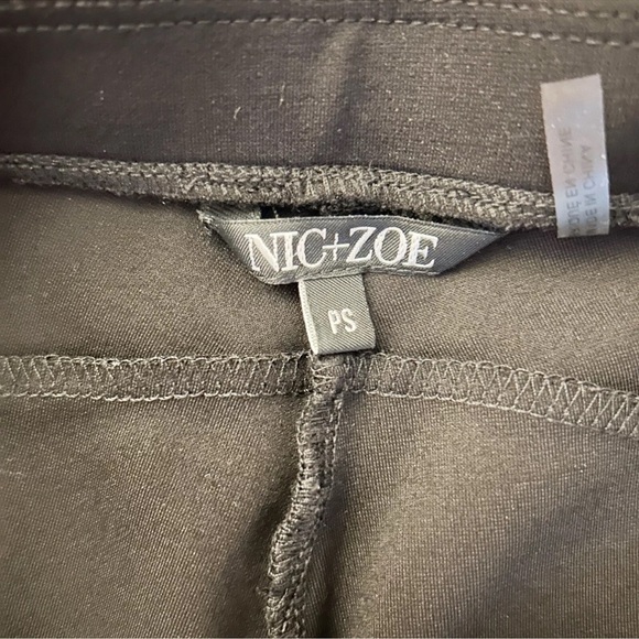 NIC+ZOE Black Pants/Leggings Stretch Straight Leg Pants Size Petite Small / NEW - Picture 14 of 14